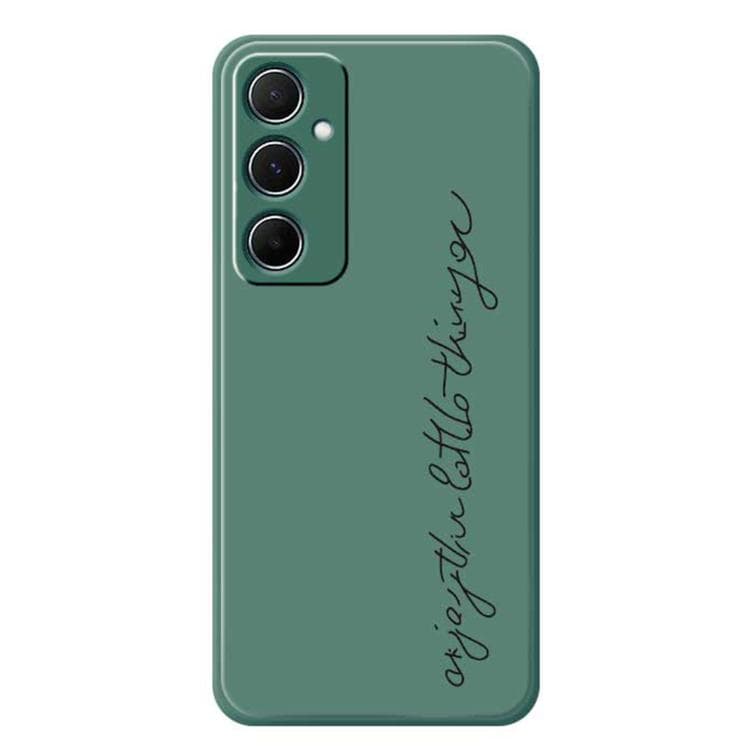 For iPhone 16 B Series Minimalist TPU Creative Painted Phone Case(Green A1004) - Immagine 1