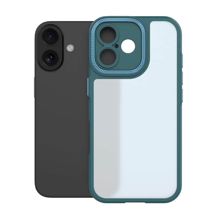 For iPhone 16 Bodyguard Micro Matte PC Hybrid TPU Phone Case(Green) - Immagine 1