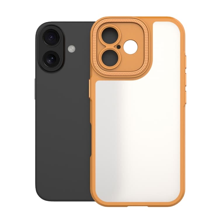 For iPhone 16 Bodyguard Micro Matte PC Hybrid TPU Phone Case(Orange) - Immagine 1