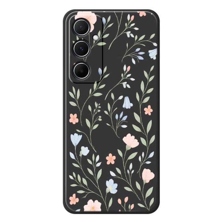 For iPhone 16 D Series Minimalist TPU Creative Painted Phone Case(Black A1060) - Immagine 1