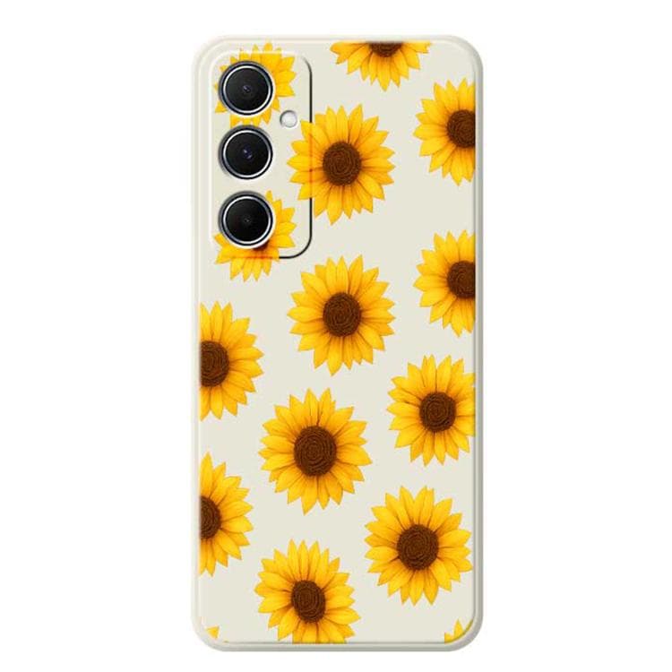 For iPhone 16 D Series Minimalist TPU Creative Painted Phone Case(White A1049) - Immagine 1