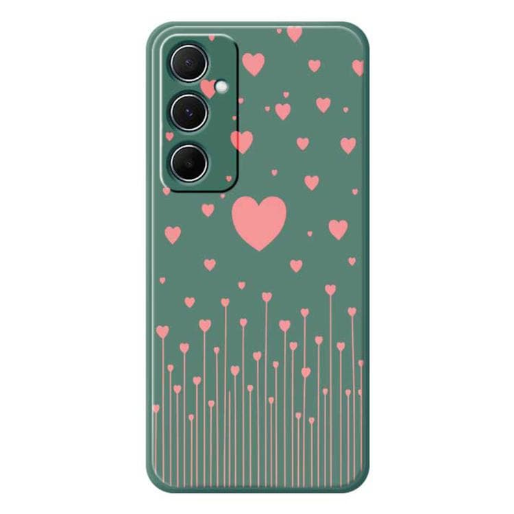 For iPhone 16 E Series Minimalist TPU Creative Painted Phone Case(Green A1072) - Immagine 1