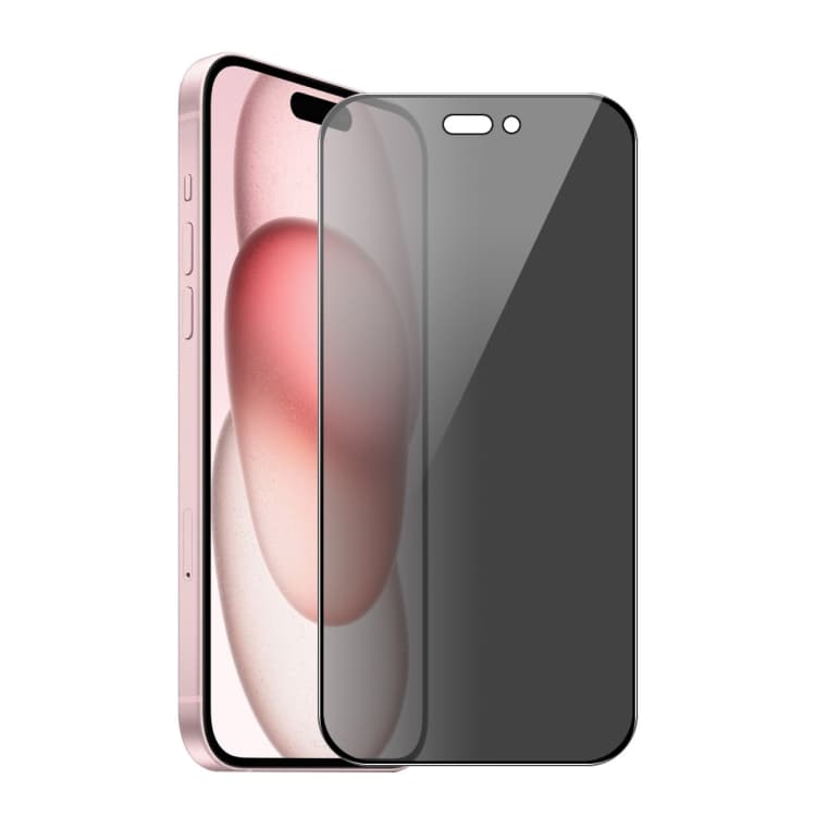 For iPhone 16 ENKAY Hat-Prince 28 Degree Anti-peeping Tempered Glass Full Screen Film - Immagine 1