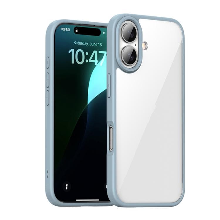 For iPhone 16 iPAKY Bright Color Series Shockproof PC+TPU Phone Case(Green) - Immagine 1