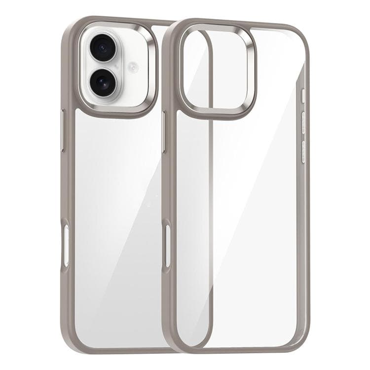 For iPhone 16 Kalebol Gold Shield PC Hybrid TPU Phone Case(Titanium Gold) - Immagine 1