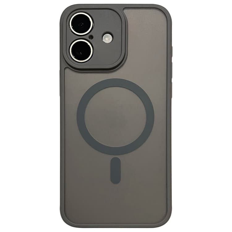 Custodia per iPhone 16 MagSafe in TPU e PC ibrido magnetico (Grigio Titanio) - Immagine 1