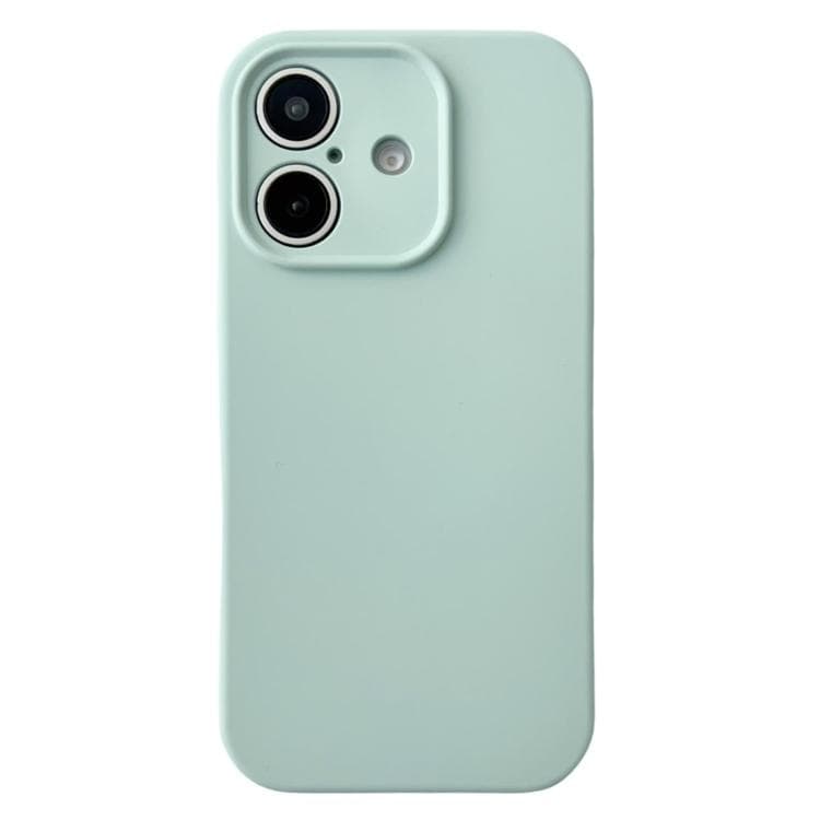 For iPhone 16 PU Hybrid TPU MagSafe IC Chip Phone Case(Light Green) - Immagine 1
