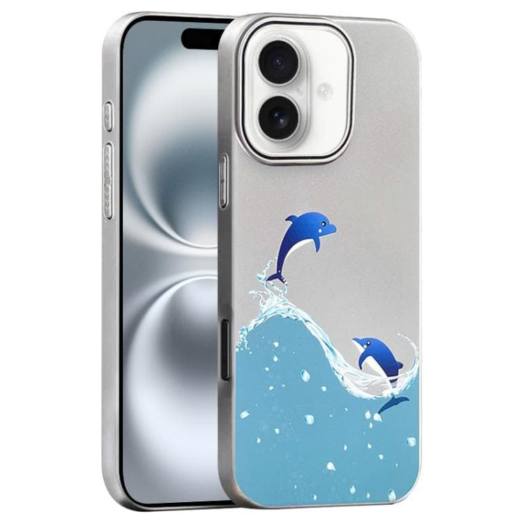 For iPhone 16 Ultra-thin Skin Feel MagSafe Magnetic PC Phone Case(Dolphin) - Immagine 1
