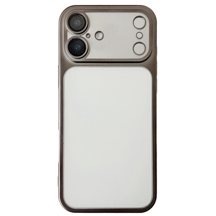 For iPhone 17 Change to 17 Series Electroplated Frosted TPU Phone Case(Grey) - Immagine 1