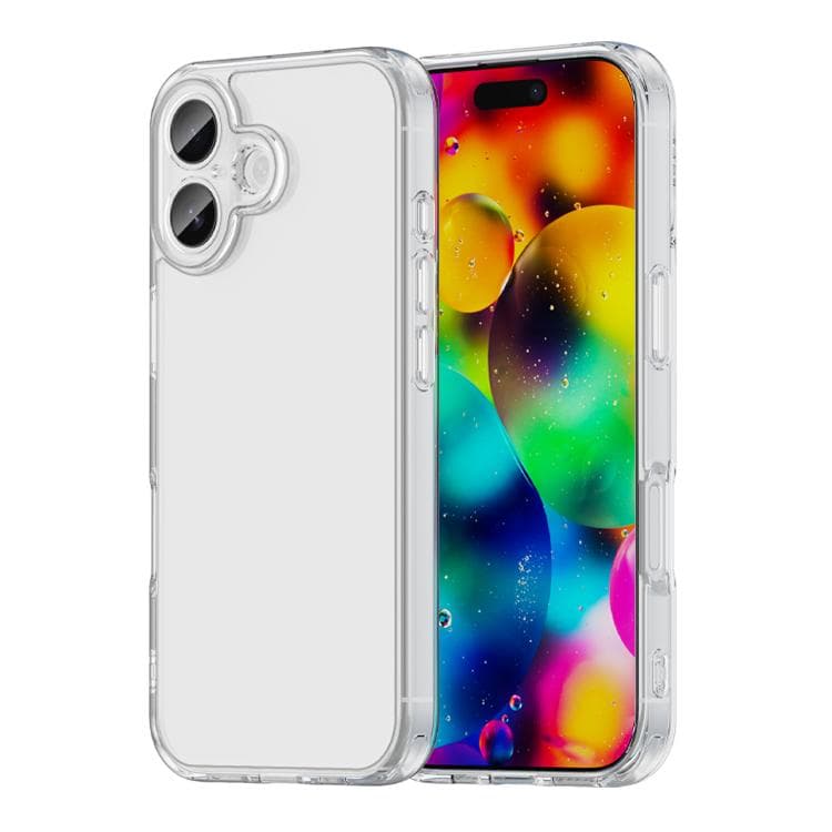 For iPhone 17 PC Hybrid TPU Airbag Shockproof Phone Case(Transparent) - Immagine 1