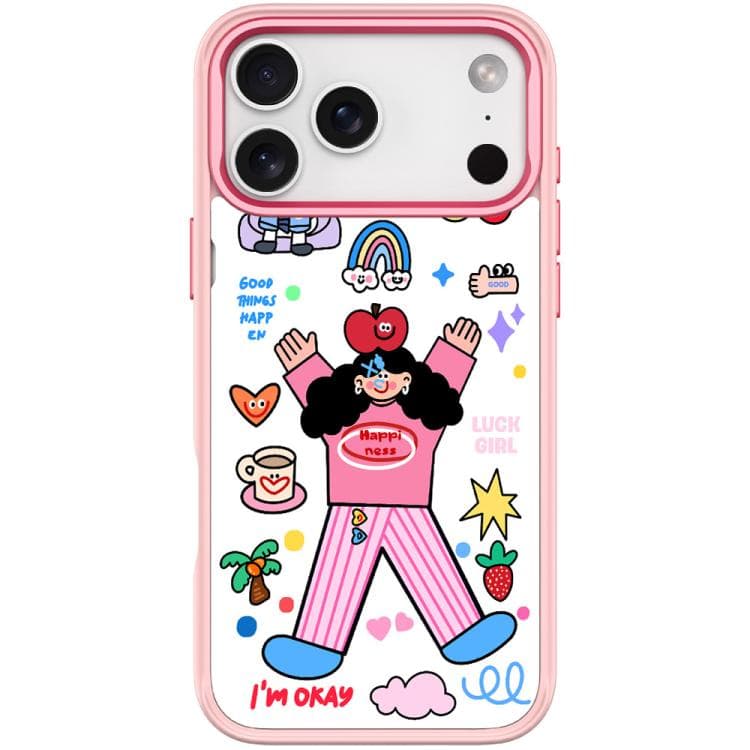 Custodia magnetica per iPhone 17 Pro Apple con motivo Little Girl (Rosa) - Immagine 1