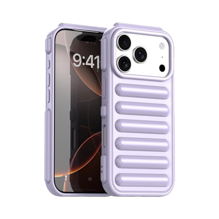 For iPhone 17 Pro Capsule Series Candy Color TPU Phone Case(Purple) - Immagine 1