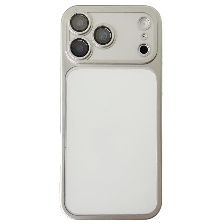 For iPhone 17 Pro Change to 17 Series Electroplated Frosted TPU Phone Case(Silver) - Immagine 1