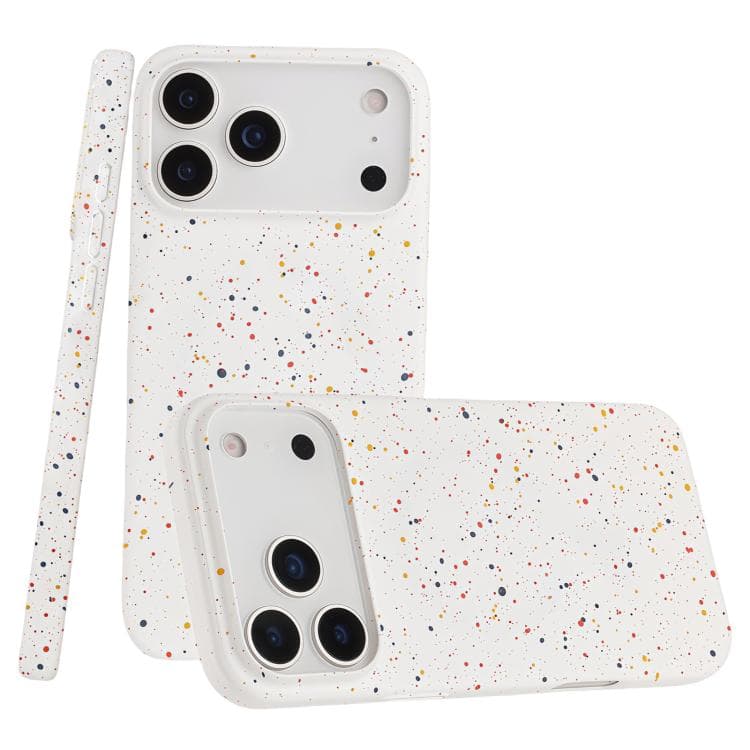 For iPhone 17 Pro Colorful Inkjet Magnetic MagSafe PC Phone Case(White) - Immagine 1