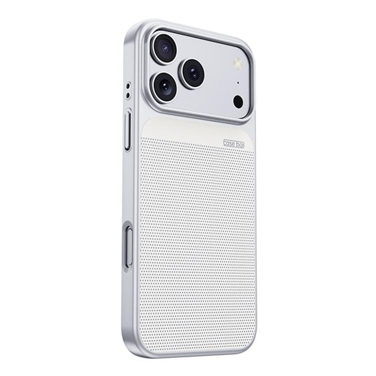 For iPhone 17 Pro Flower World Series Leather Magnetic TPU Phone Case(Sand White) - Immagine 1