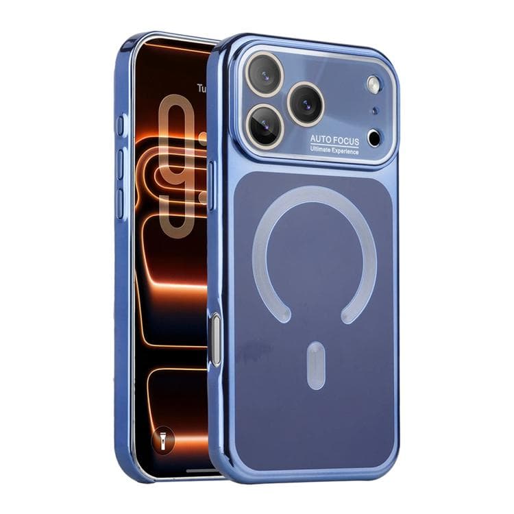 For iPhone 17 Pro Flowing Gold Phantom Magnetic Shockproof Phone Case(Blue) - Immagine 1