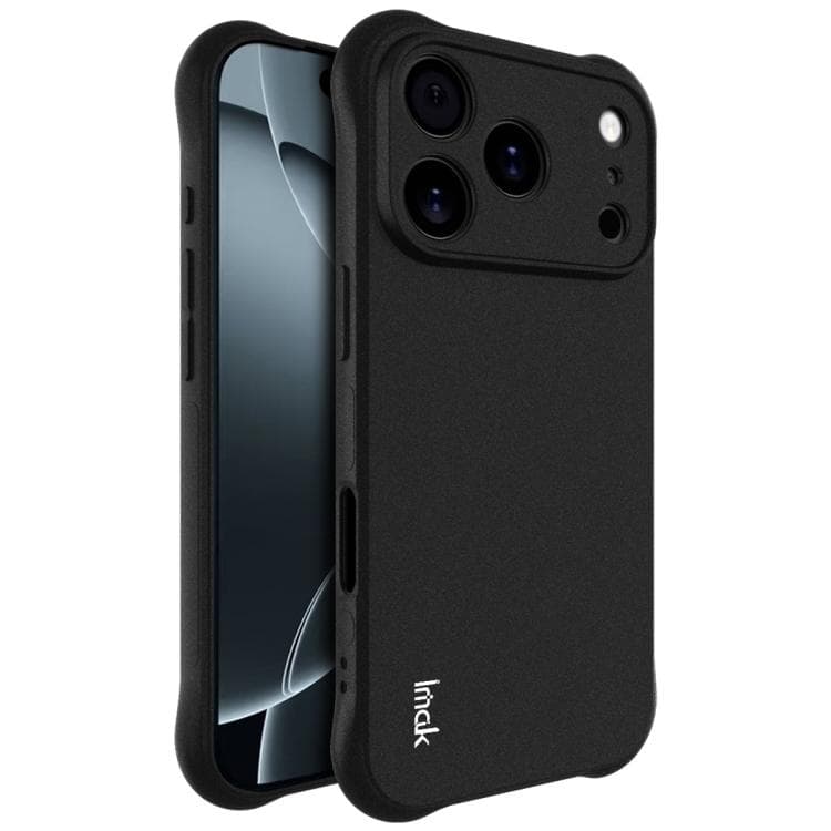 For iPhone 17 Pro imak Shockproof Airbag TPU Phone Case(Matte Black) - Immagine 1