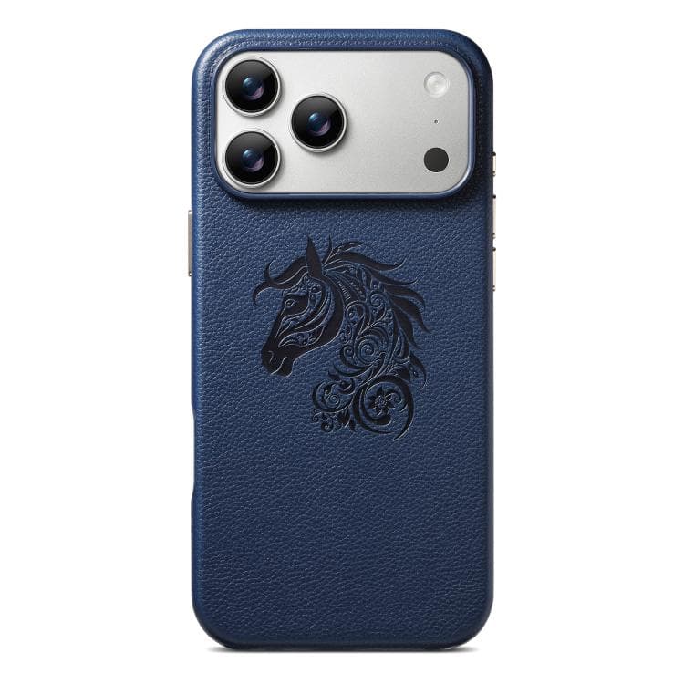 Per iPhone 17 Pro Max ESEBLE B1 Custodia per telefono con cinque fiori (Blu navy) - Immagine 1