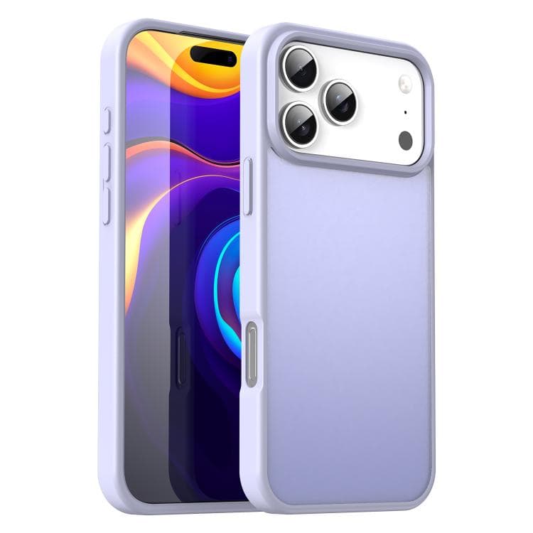 For iPhone 17 Pro Max Fanying Series PC Hybrid TPU Translucent Frosted Phone Case(Lavender) - Immagine 1