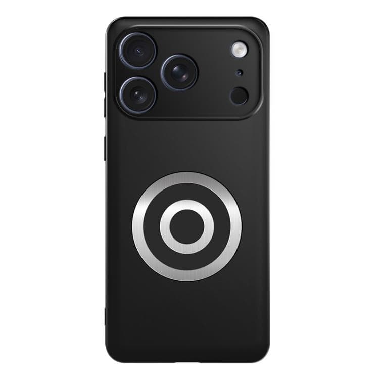 For iPhone 17 Pro Max Graphene Brass Thermal Grease Cooling Frosted Magnetic Phone Case(Black) - Immagine 1