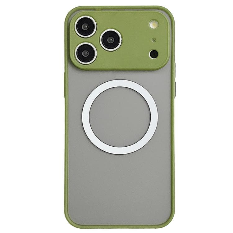 For iPhone 17 Pro Max Hawkeye Skin Feel MagSafe Phone Case(Army Green) - Immagine 1