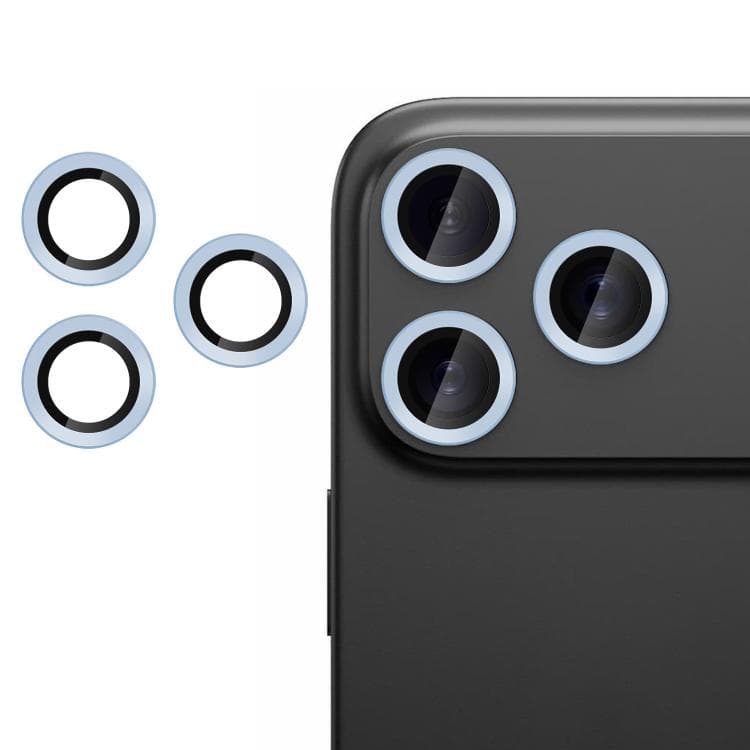For iPhone 17 Pro Max Kalebol No Flicker Ultra-Thin Individual Camera Lens Tempered Glass Film(Distant Peak Blue) - Immagine 1