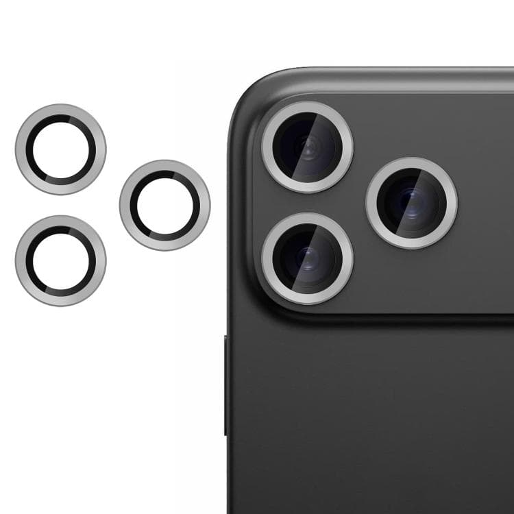 For iPhone 17 Pro Max Kalebol No Flicker Ultra-Thin Individual Camera Lens Tempered Glass Film(Graphite Gray) - Immagine 1