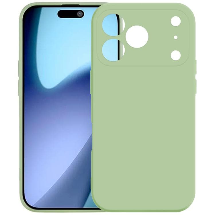 For iPhone 17 Pro Max Kalebol Precise Cutouts Solid Color TPU Phone Case(Matcha Green) - Immagine 1