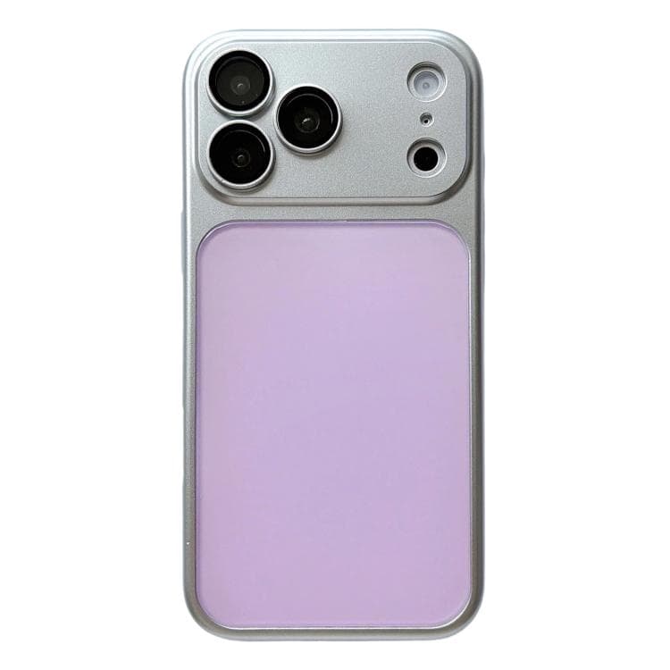 For iPhone 17 Pro Max Laser Colorful PC + TPU Shockproof Phone Case(Light Purple) - Immagine 1