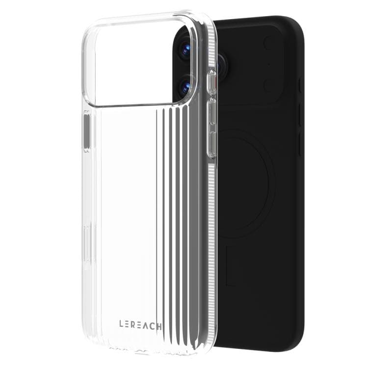 For iPhone 17 Pro Max LeReach TOC Icicle Series Ice Mist Double-Sided Non-Slip Phone Case(White) - Immagine 1