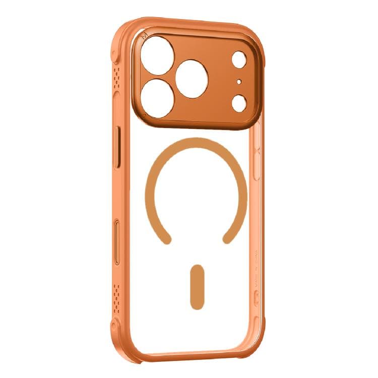 For iPhone 17 Pro Max MOMAX Airbag Shockproof MagSafe Phone Case(Orange) - Immagine 1