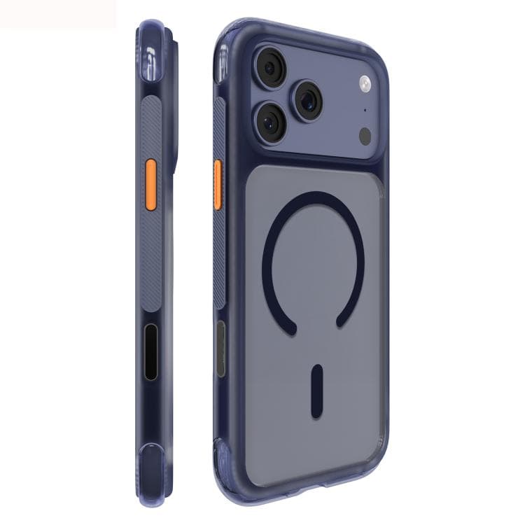 For iPhone 17 Pro Max Mutural AirShield Series Magnetic Phone Case(Navy Blue) - Immagine 1