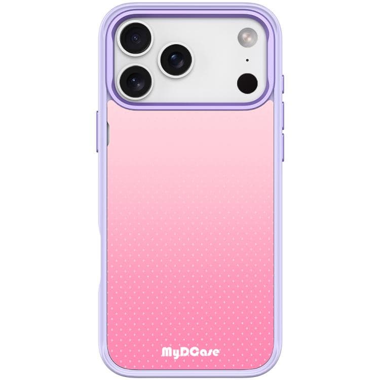 For iPhone 17 Pro Max Rose Red Dots Pattern Magnetic Phone Case(Light Purple) - Immagine 1