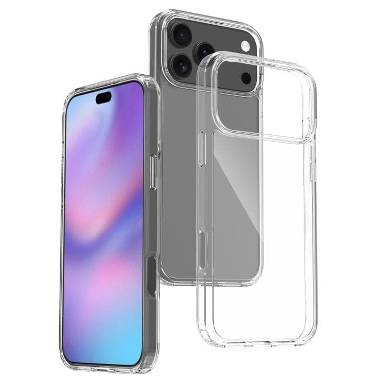 For iPhone 17 Pro Max Scratchproof Acrylic TPU Phone Case(Transparent)