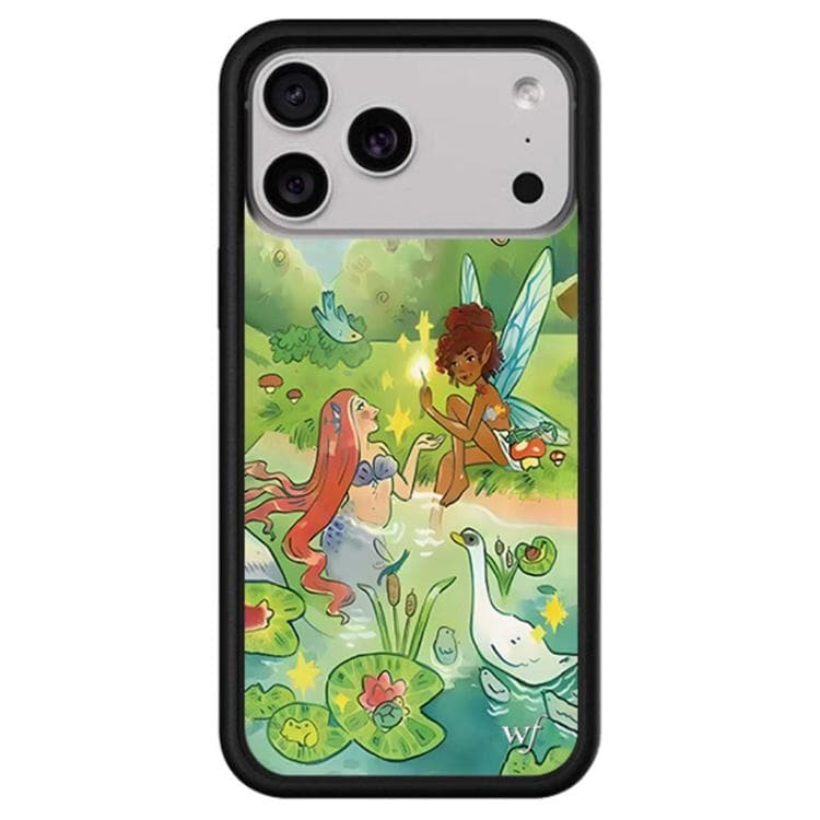 For iPhone 17 Pro Max WildFlow Fairy Tales Series Pattern Phone Case(Fairy and Mermaid) - Immagine 1