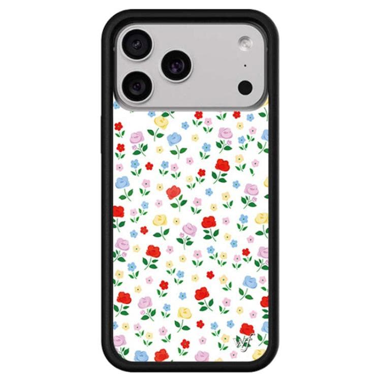 For iPhone 17 Pro Max WildFlow Stars Series Pattern Phone Case(Grassland Flowers) - Immagine 1