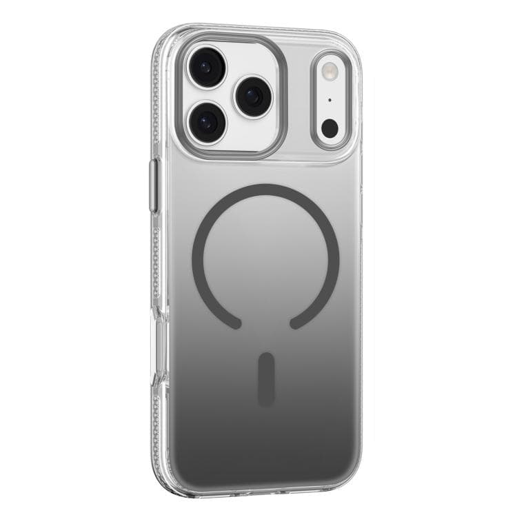 For iPhone 17 Pro Mutural Ice Series MagSafe Gradient Matte PC Hybrid TPU Phone Case(Grey) - Immagine 1
