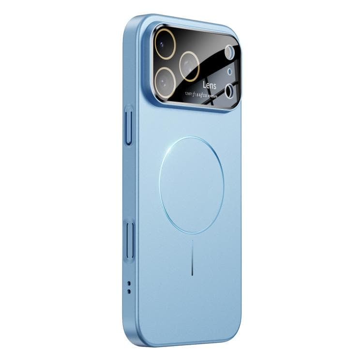 For iPhone 17 Pro Oil-sprayed Skin Feel Magsafe Shockproof Phone Case(Blue) - Immagine 1