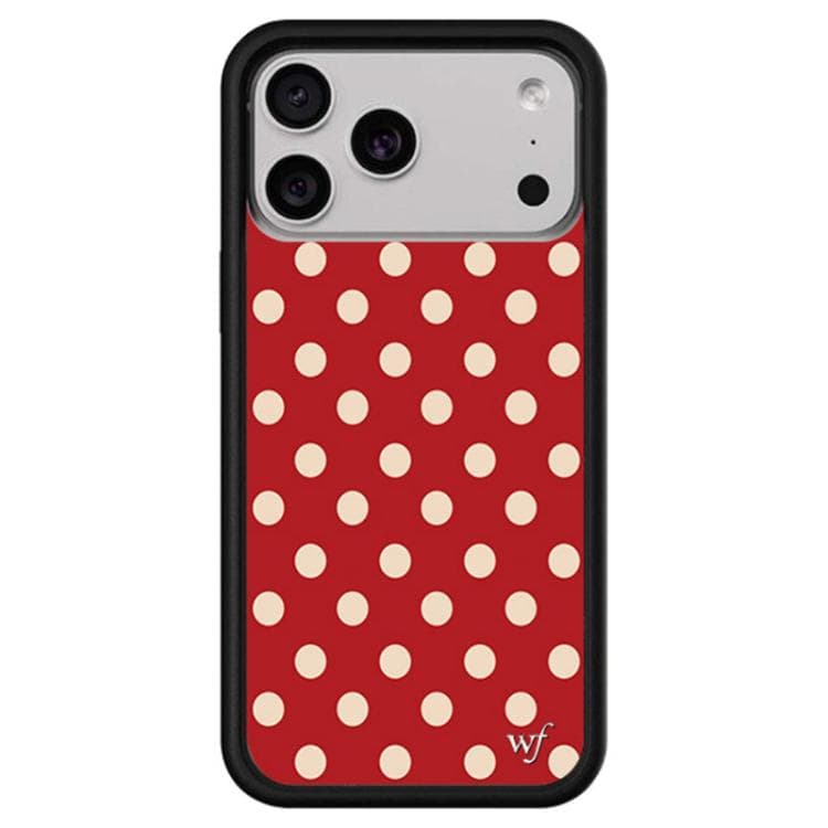 For iPhone 17 Pro WildFlow Red Star Series Pattern Phone Case(Red Dots) - Immagine 1