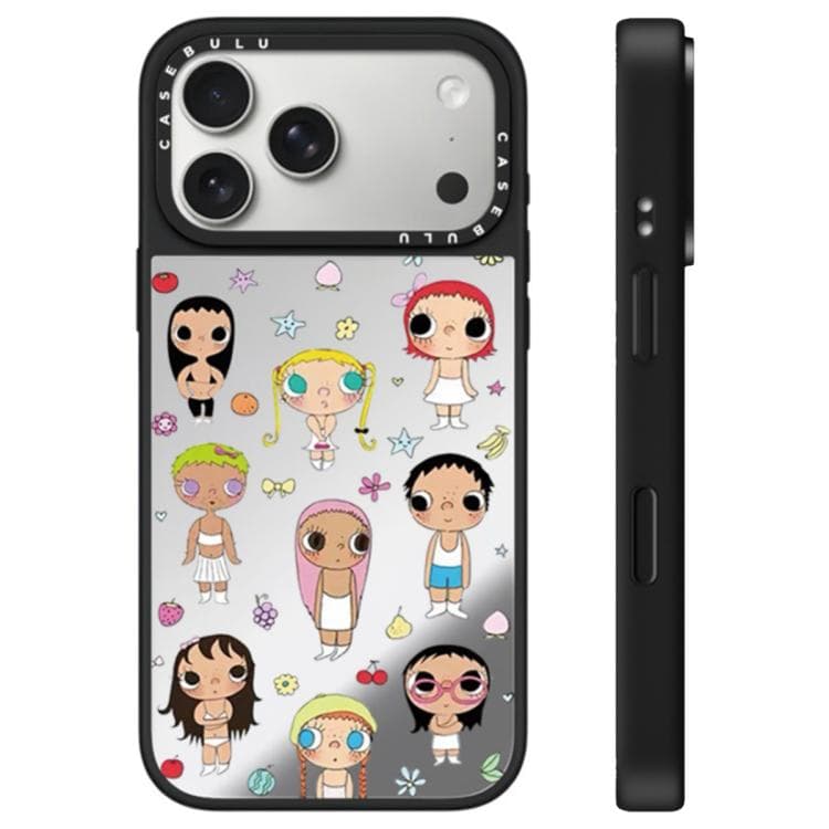 For iPhone 17 Pro YUY Series Pattern Camera Control Button Mirror Phone Case(YUY Friends) - Immagine 1