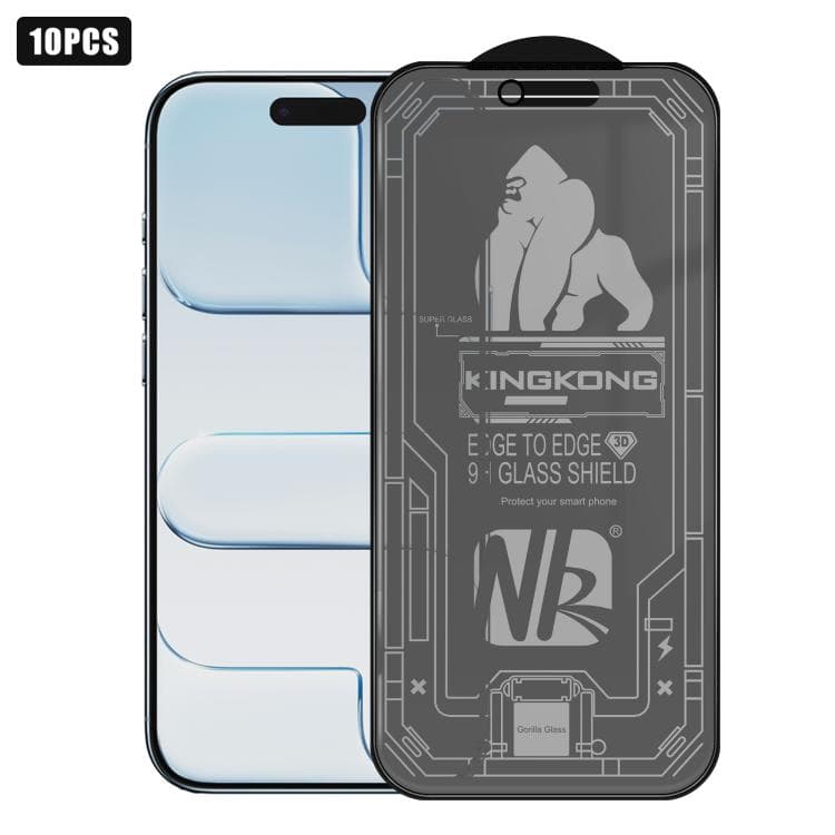 For iPhone Air 10pcs 3D Large Arc Edge Electroplated Explosion-Proof Scratch-Resistant Full-Screen Frosted Privacy Tempered Glass Film - Immagine 1