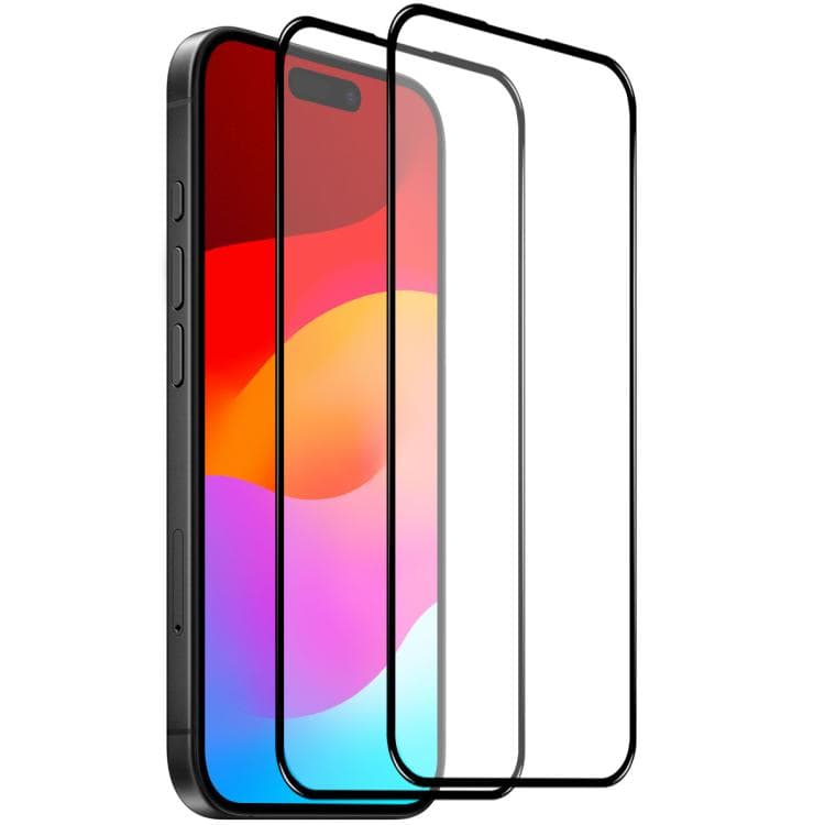 For iPhone Air 2pcs NORTHJO A++ 0.3mm Screen Full Glue Silk Printing Tempered Glass Film - Immagine 1