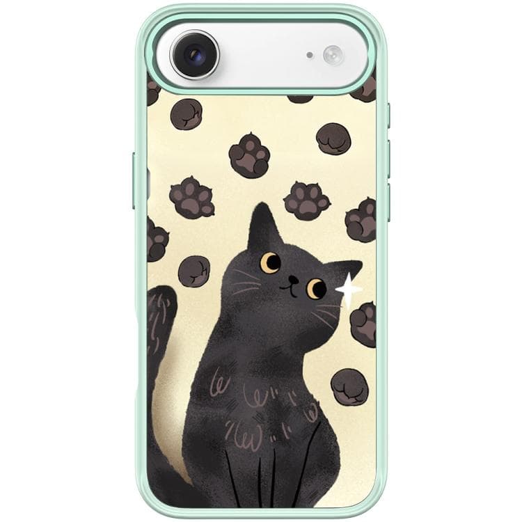 For iPhone Air Adorable Cat Claw Pattern Magnetic Phone Case(Light Green) - Immagine 1