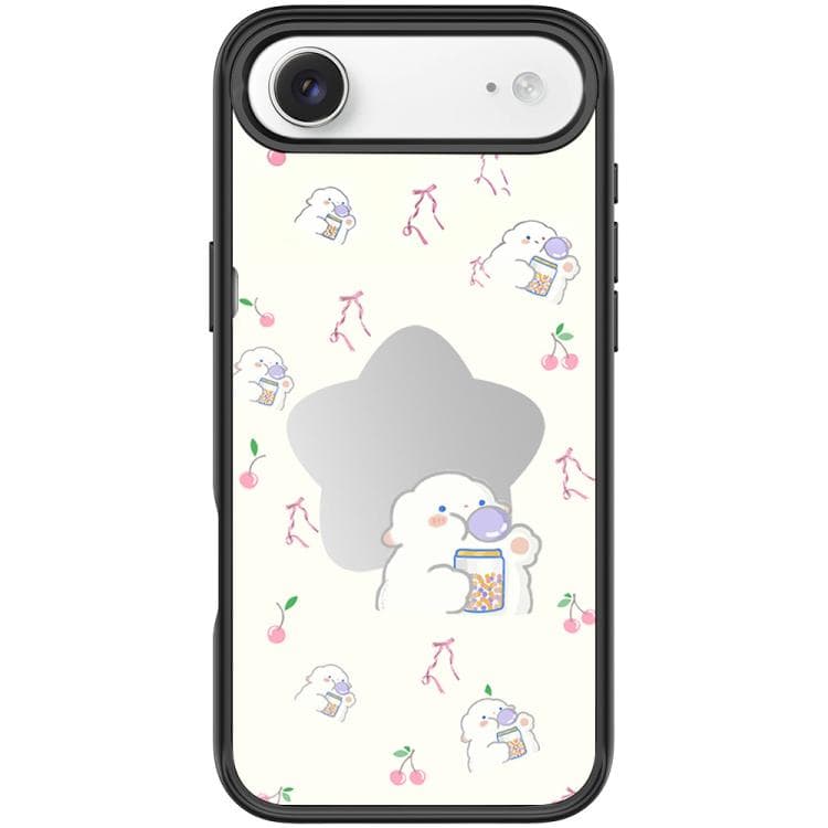 For iPhone Air Adorable Star Sheep Pattern Magnetic Phone Case(Black) - Immagine 1