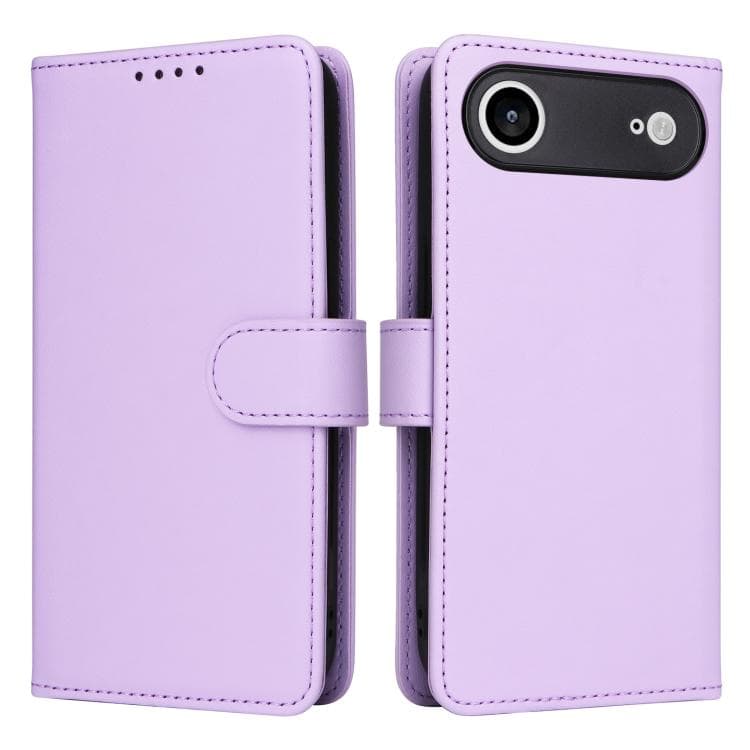 For iPhone Air BETOPNICE BN-005 2 in 1 Detachable Imitate Genuine Leather Phone Case(Light Purple) - Immagine 1