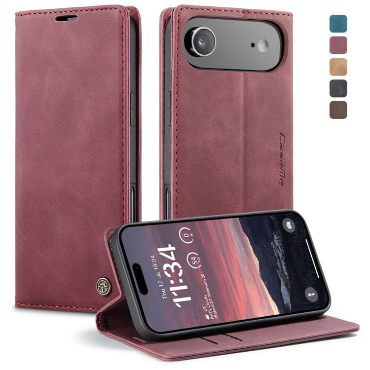 For iPhone Air CaseMe 013 Multifunctional Horizontal Flip Leather Phone Case(Red) - Immagine 1