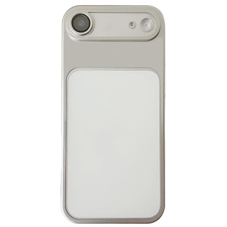 For iPhone Air Change to 17 Series Electroplated Frosted TPU Phone Case(Silver) - Immagine 1