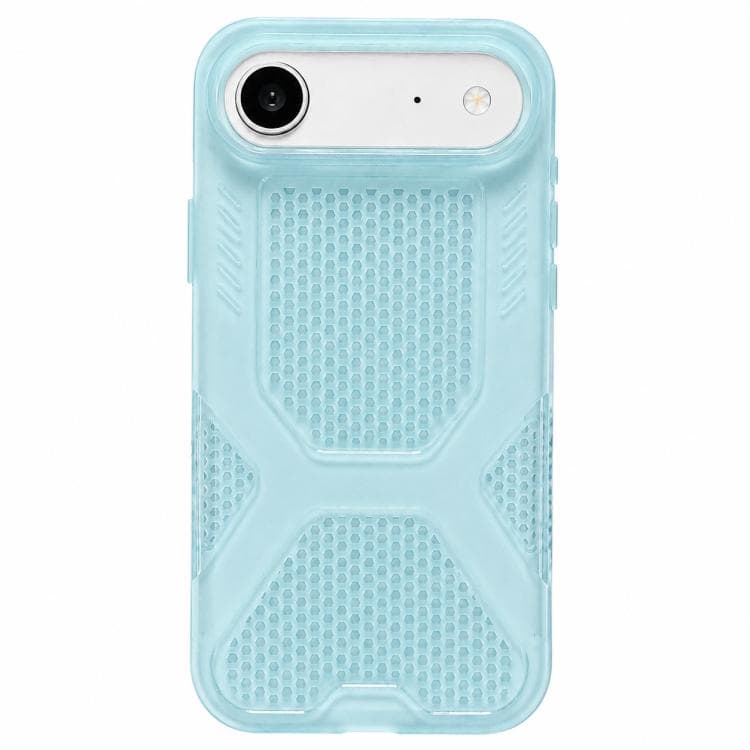 For iPhone Air Cool Jelly Heat Dissipation TPU Phone Case(Sea Salt Blue) - Immagine 1