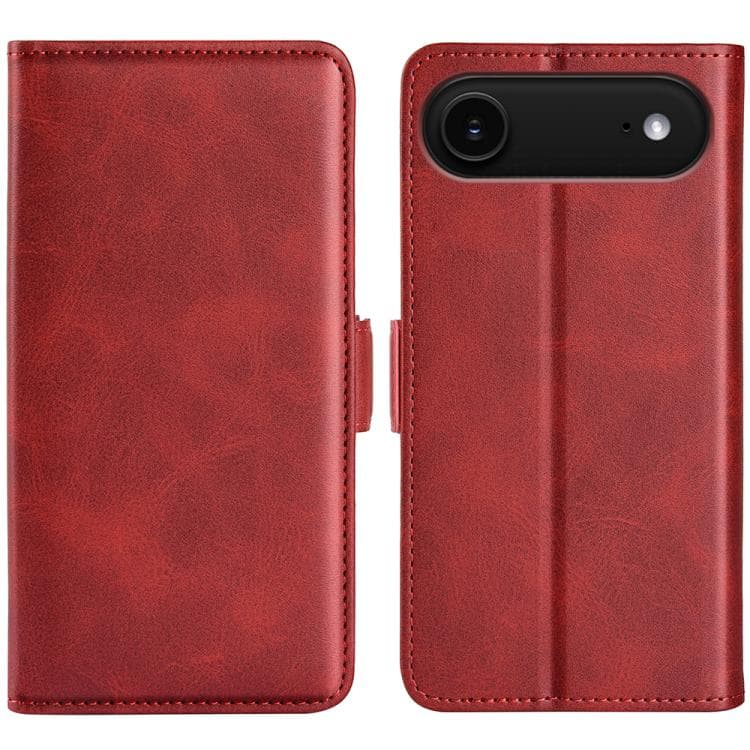 For iPhone Air Dual-side Magnetic Buckle Horizontal Flip Leather Phone Case(Red) - Immagine 1