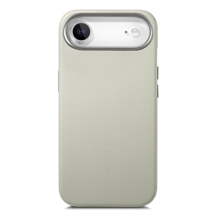 For iPhone Air Electroplated Metal Button MagSafe Phone Case(White) - Immagine 1